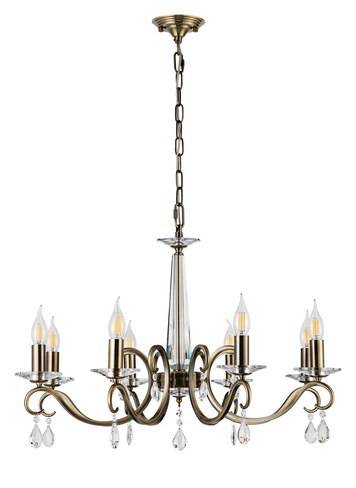 Gracey 4/6/8Lt Chandelier- Various Finishes