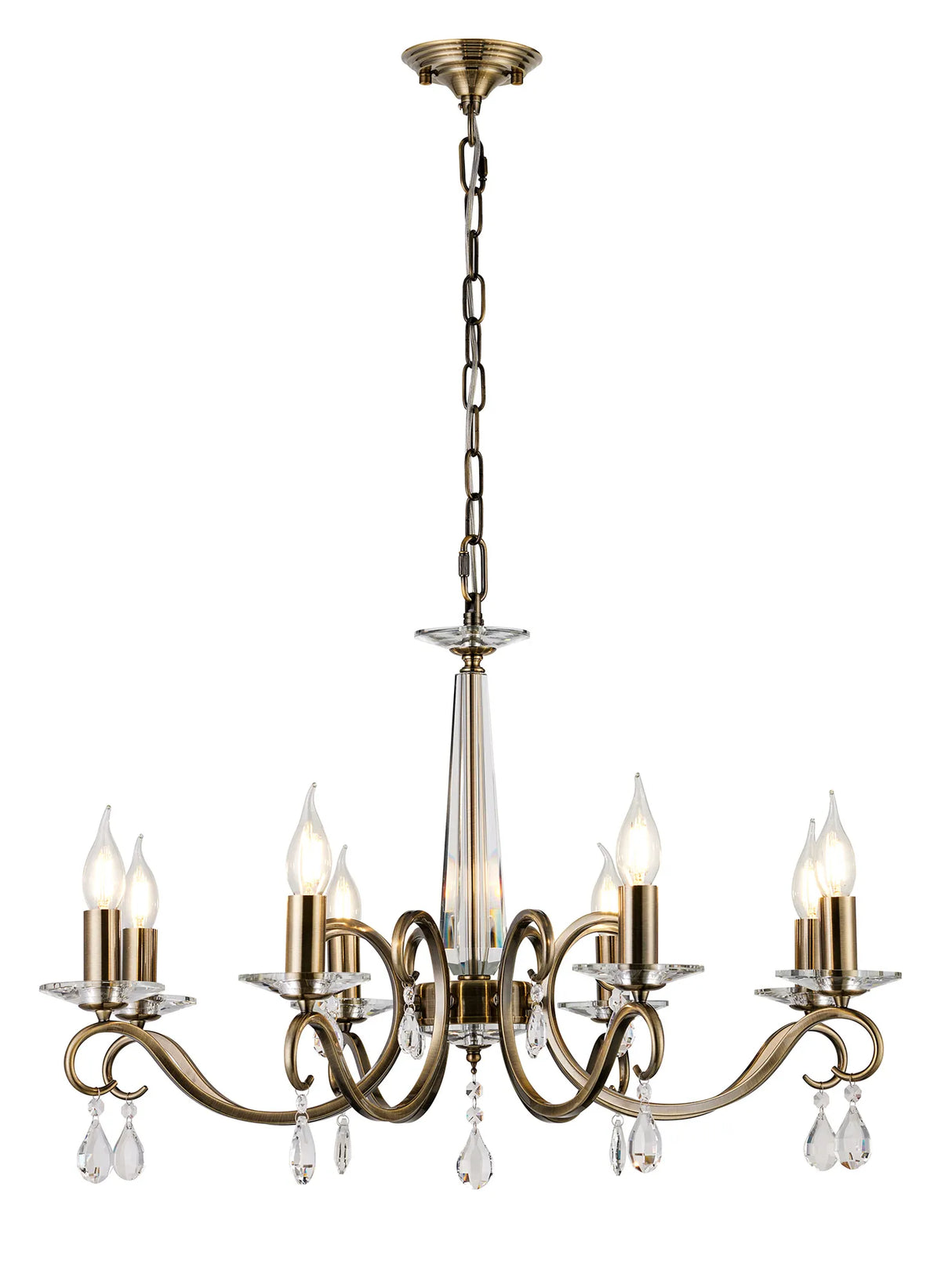 Gracey 4/6/8Lt Chandelier- Various Finishes
