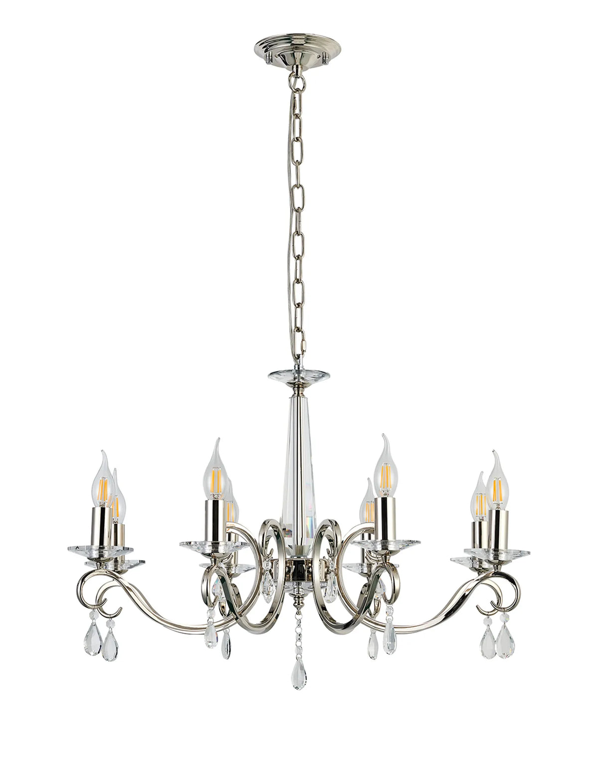 Gracey 4/6/8Lt Chandelier- Various Finishes