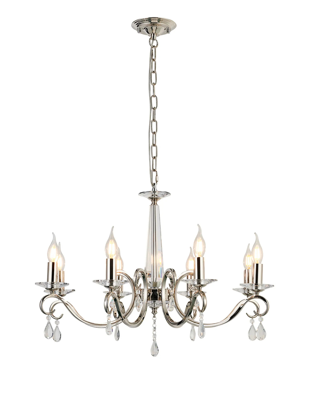 Gracey 4/6/8Lt Chandelier- Various Finishes