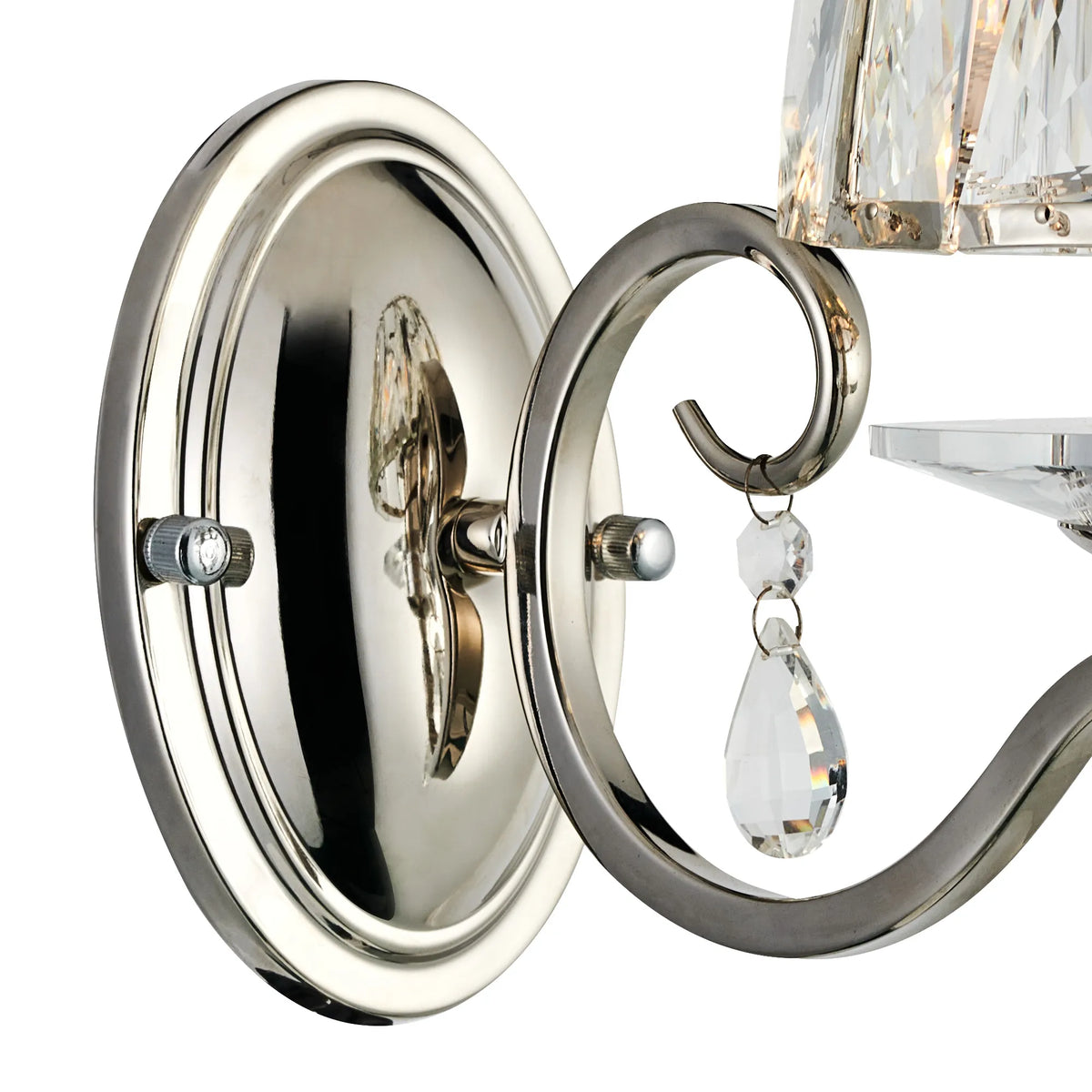 Gracey Wall Light- Various Colours with Crystal Shades