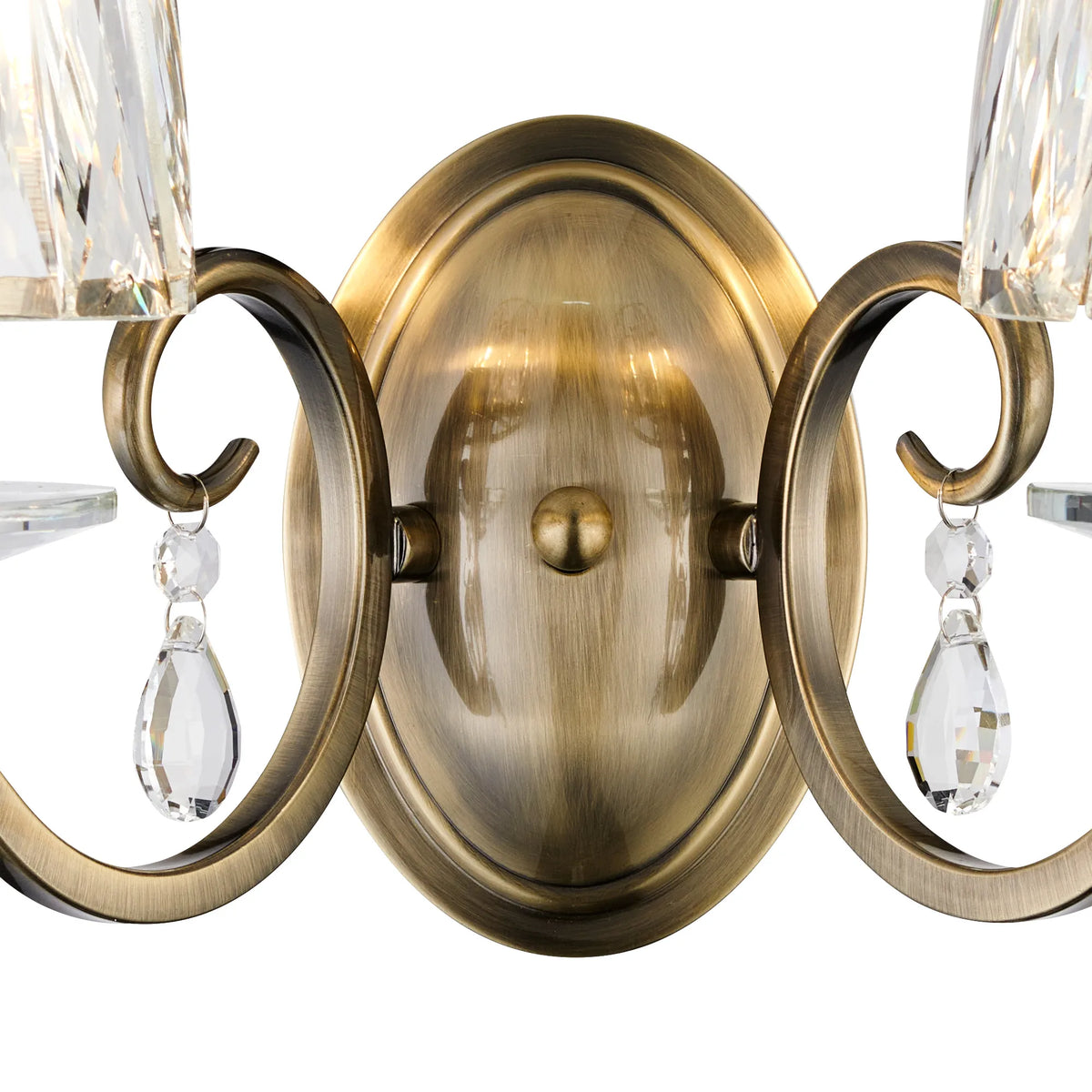 Gracey Wall Light- Various Colours with Crystal Shades