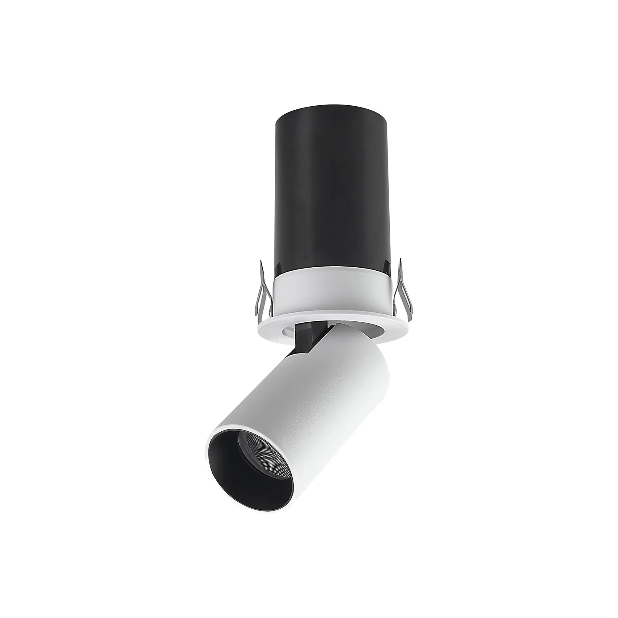 Garda Mini Retractable Recessed Spotlight - White/Black