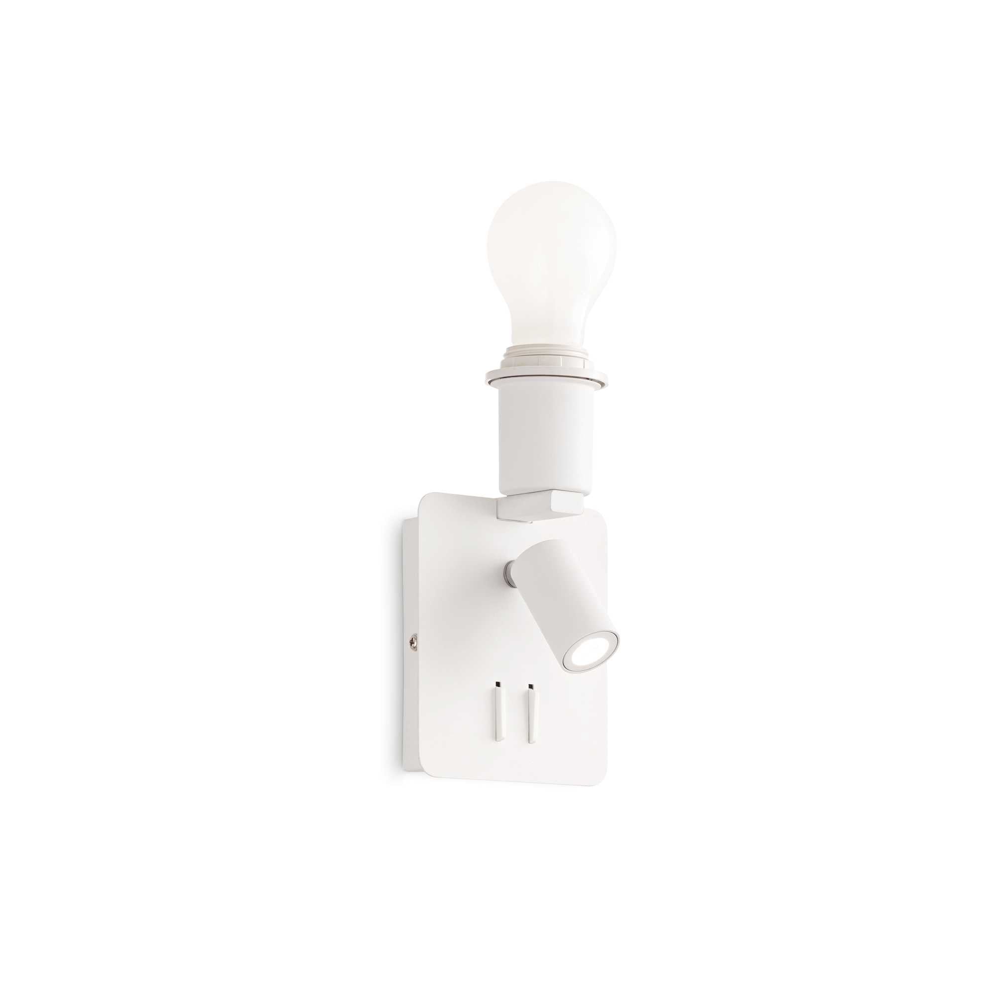 Gas Reading Light - White/Black Finish - Cusack Lighting