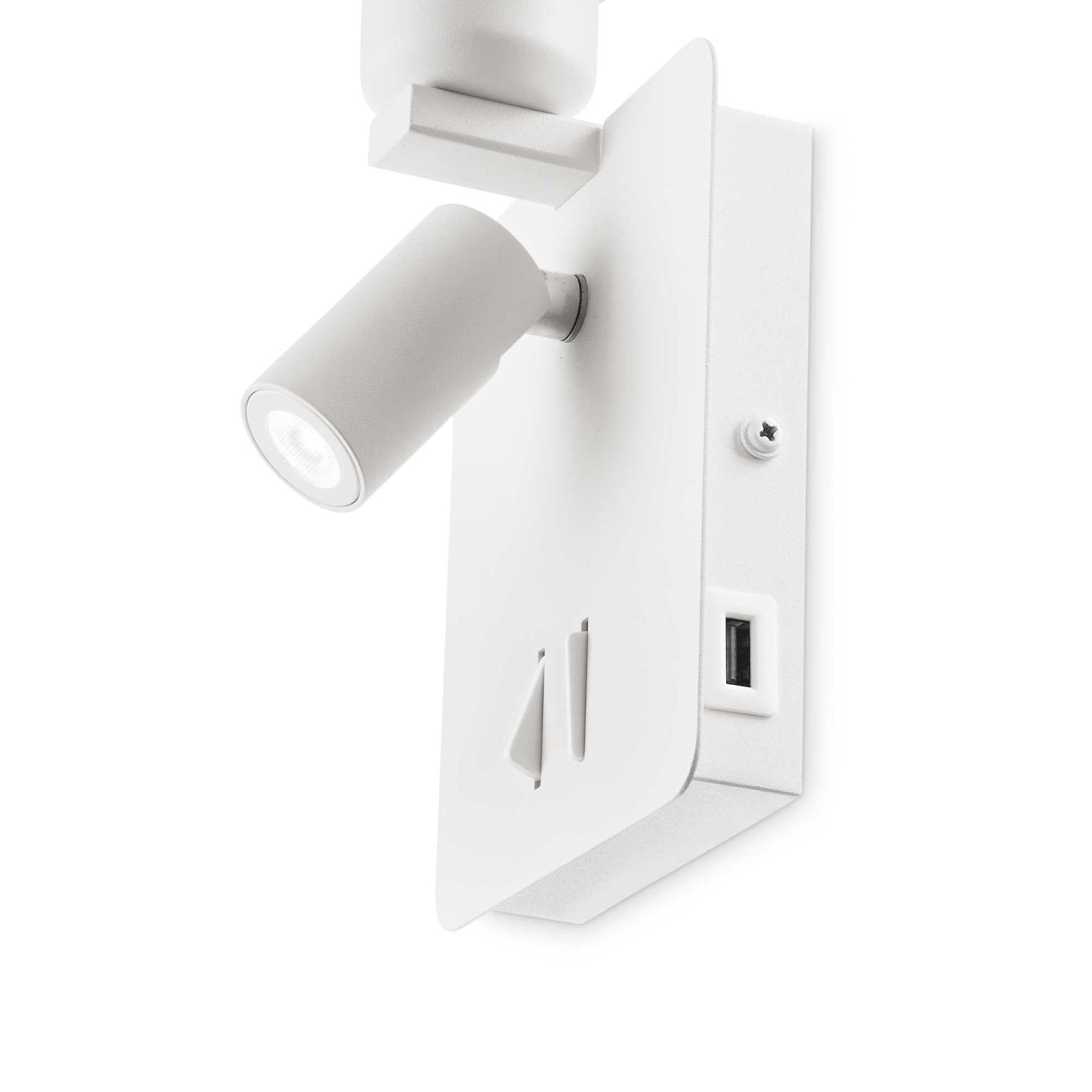 Gas Reading Light - White/Black Finish - Cusack Lighting
