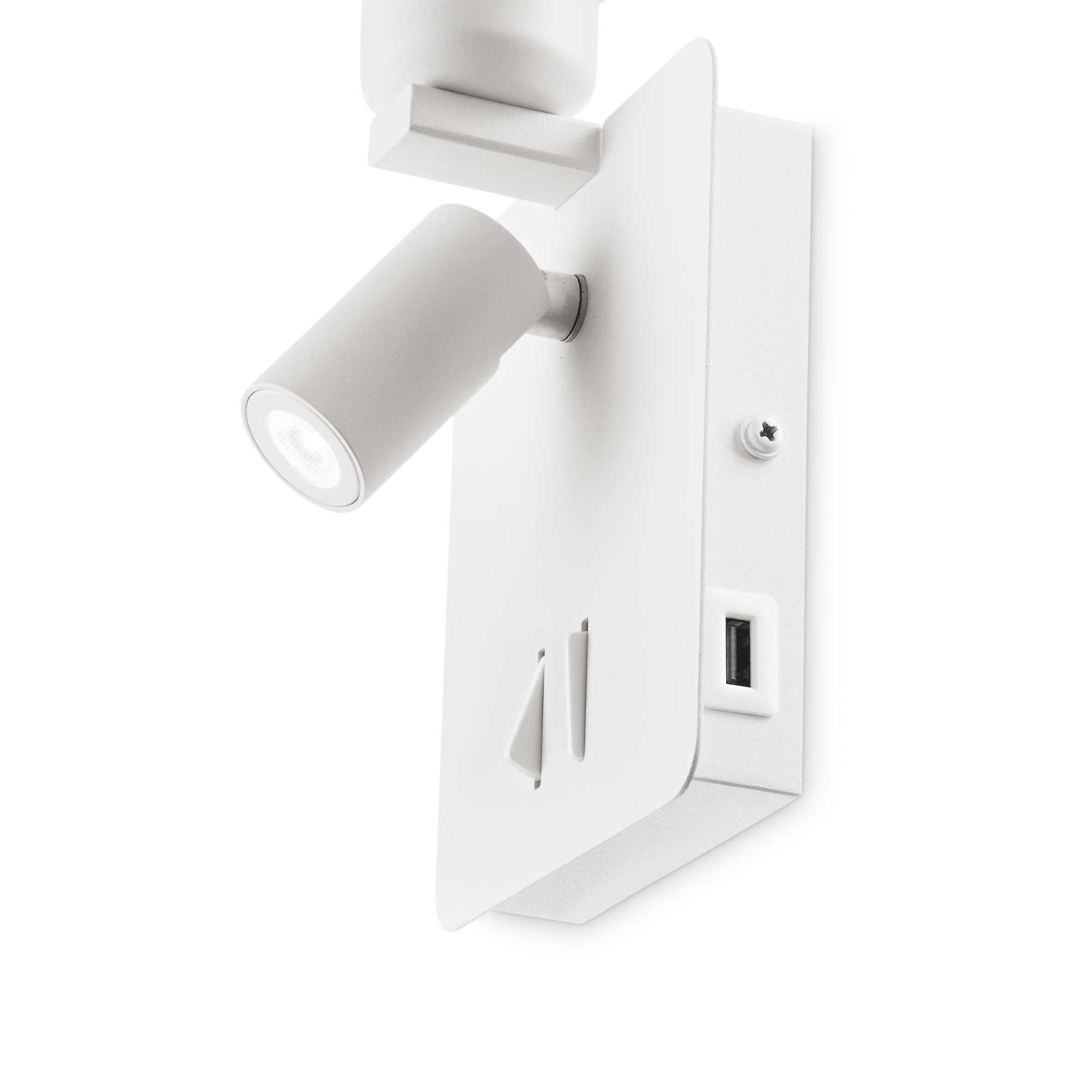 Gas Reading Light - White/Black Finish - Cusack Lighting