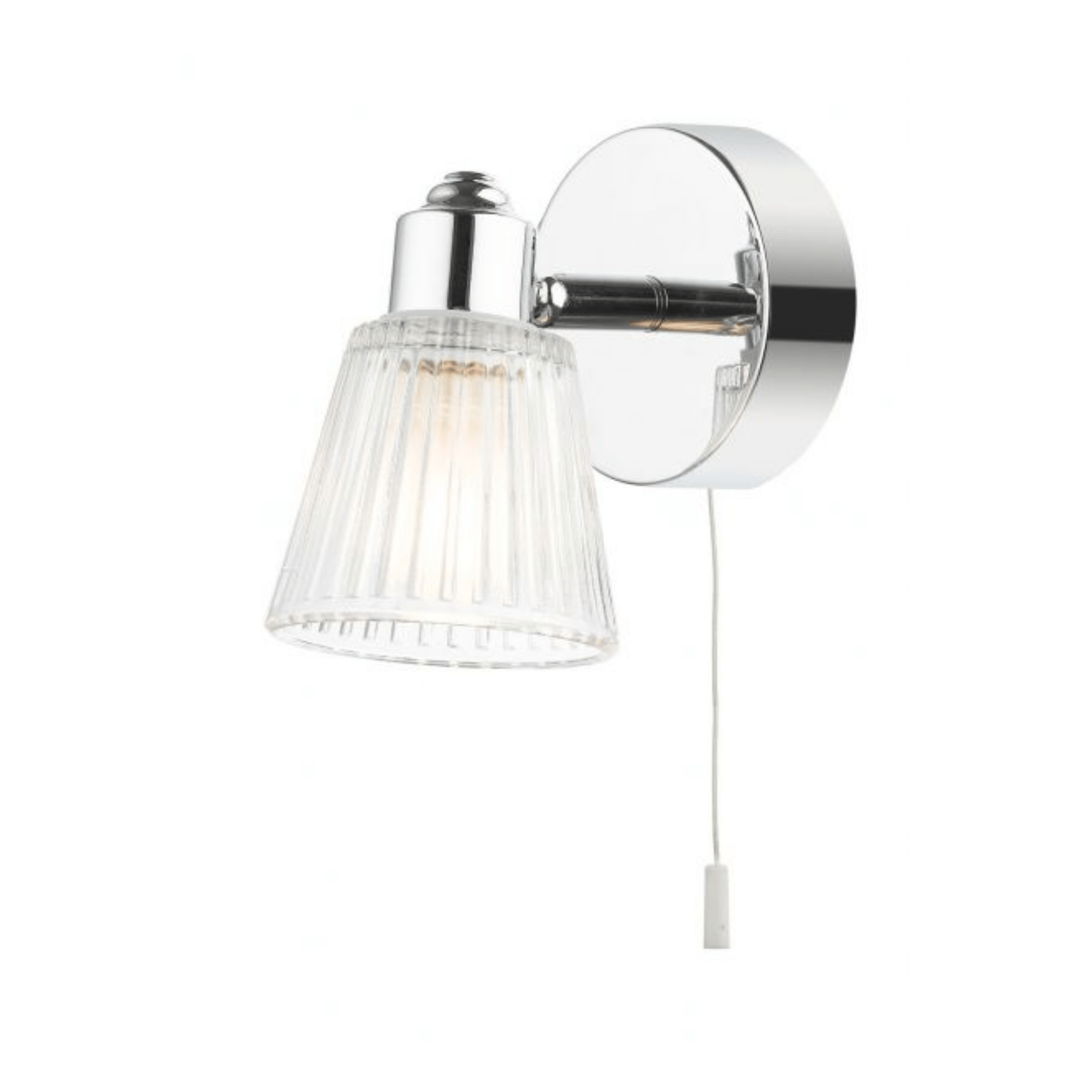 Gatsby 1 Light Bathroom Wall Light Polished Chrome - Cusack Lighting