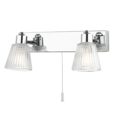 Gatsby 2 Light Bathroom Wall Light Polished Chrome - Cusack Lighting