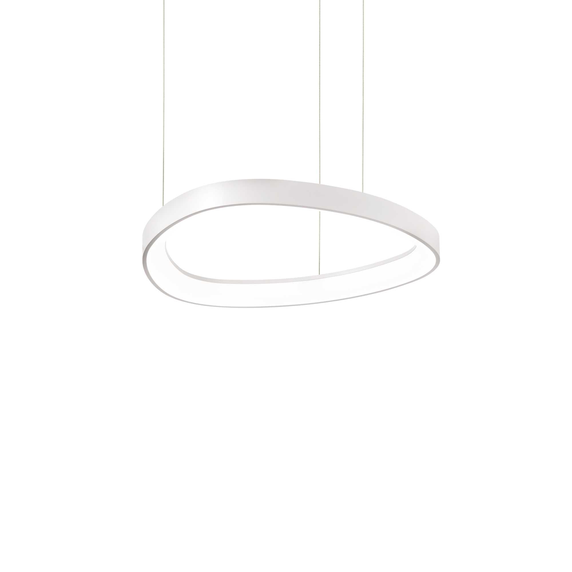 Gemini LED Ceiling Light Various Sizes - White/BlackBrass Finish - Cusack Lighting