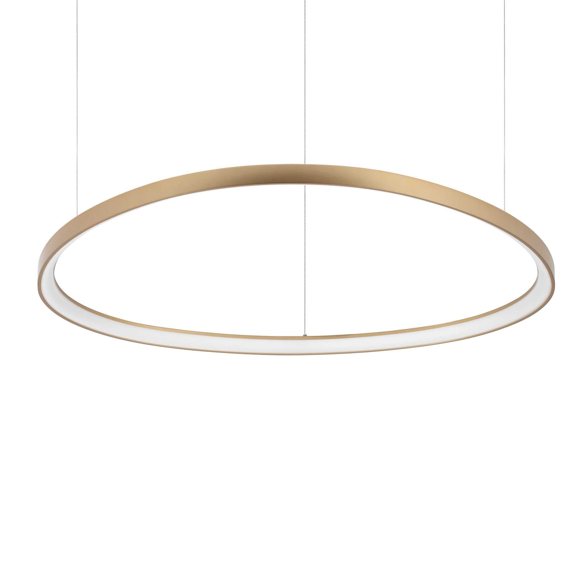 Gemini LED Ceiling Light Various Sizes - White/BlackBrass Finish - Cusack Lighting