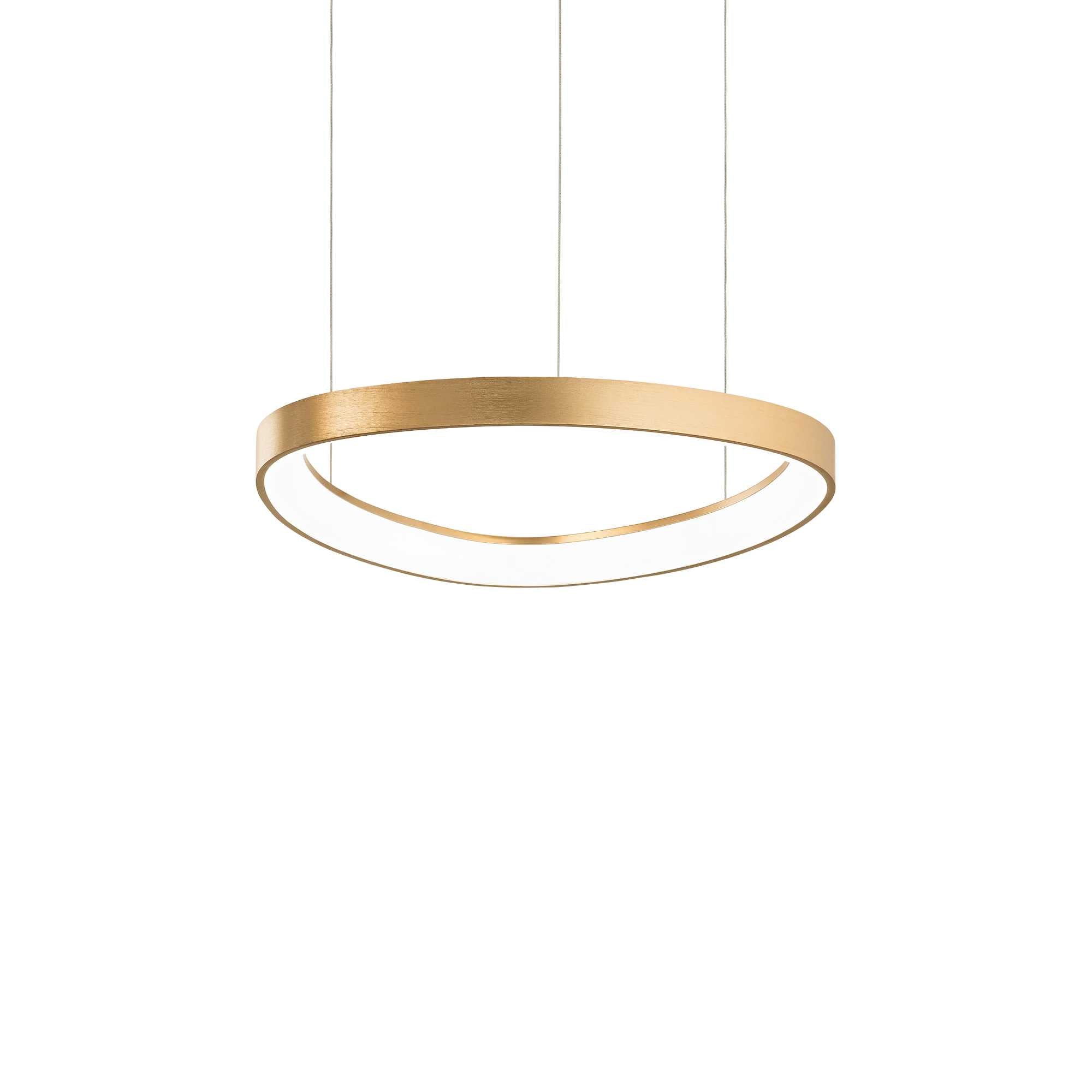 Gemini LED Ceiling Light Various Sizes - White/BlackBrass Finish - Cusack Lighting