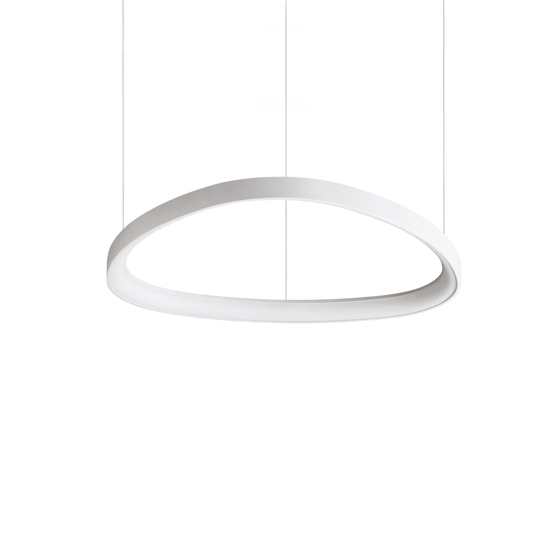 Gemini LED Ceiling Light Various Sizes - White/BlackBrass Finish - Cusack Lighting