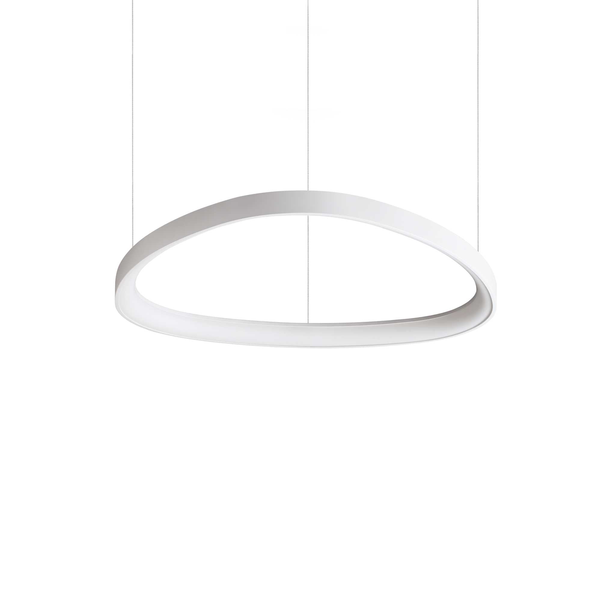 Gemini LED Ceiling Light Various Sizes - White/BlackBrass Finish - Cusack Lighting