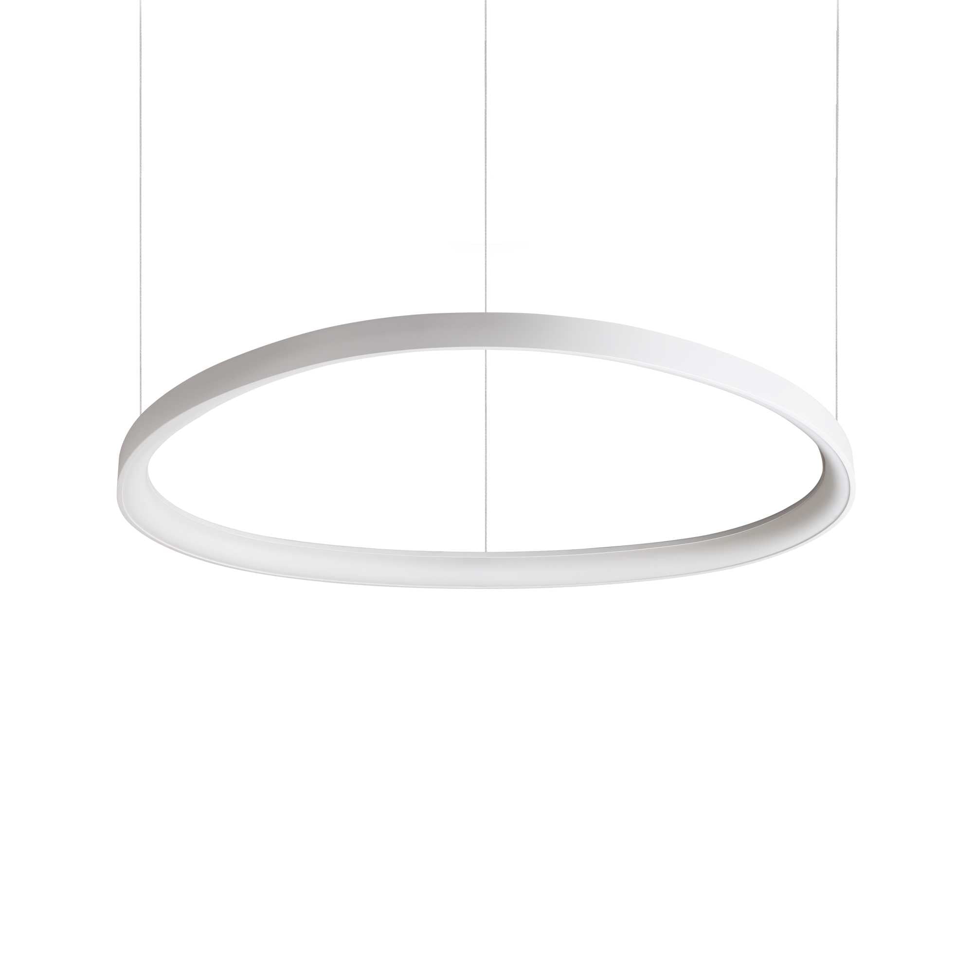 Gemini LED Ceiling Light Various Sizes - White/BlackBrass Finish - Cusack Lighting