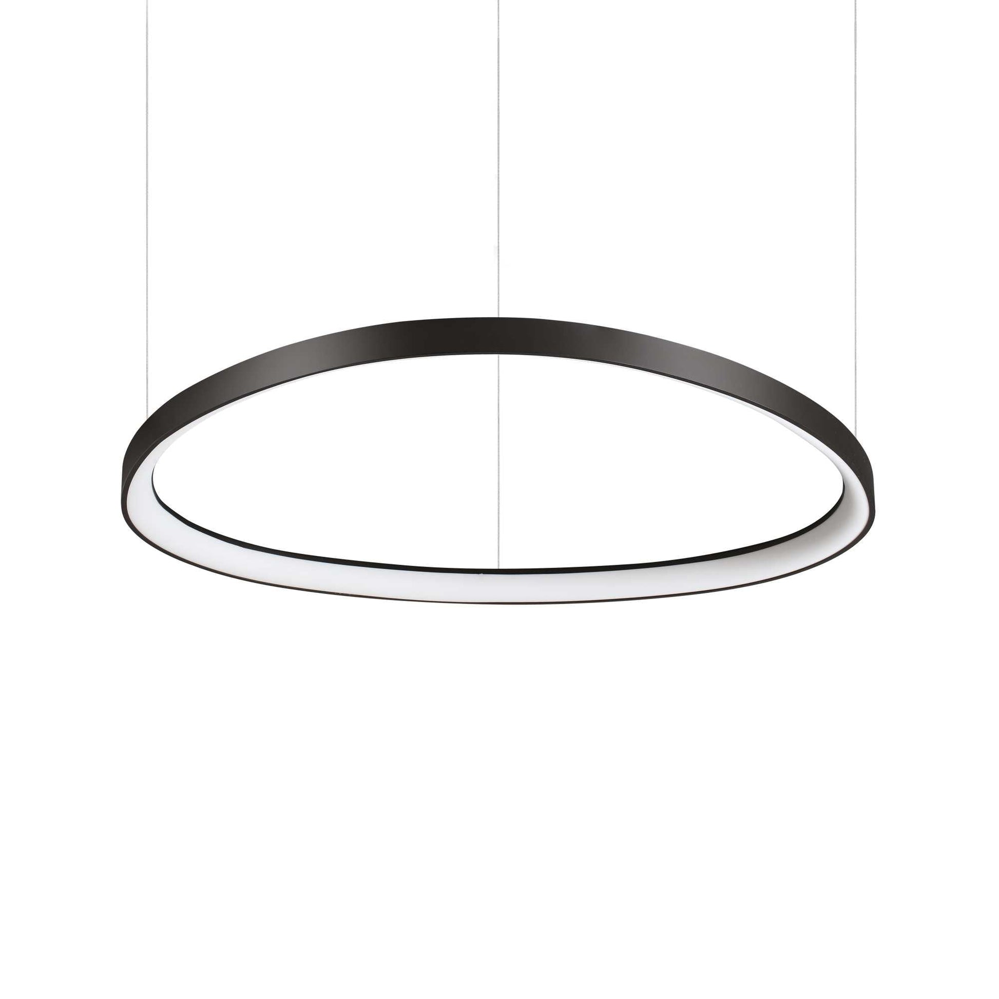 Gemini LED Ceiling Light Various Sizes - White/BlackBrass Finish - Cusack Lighting