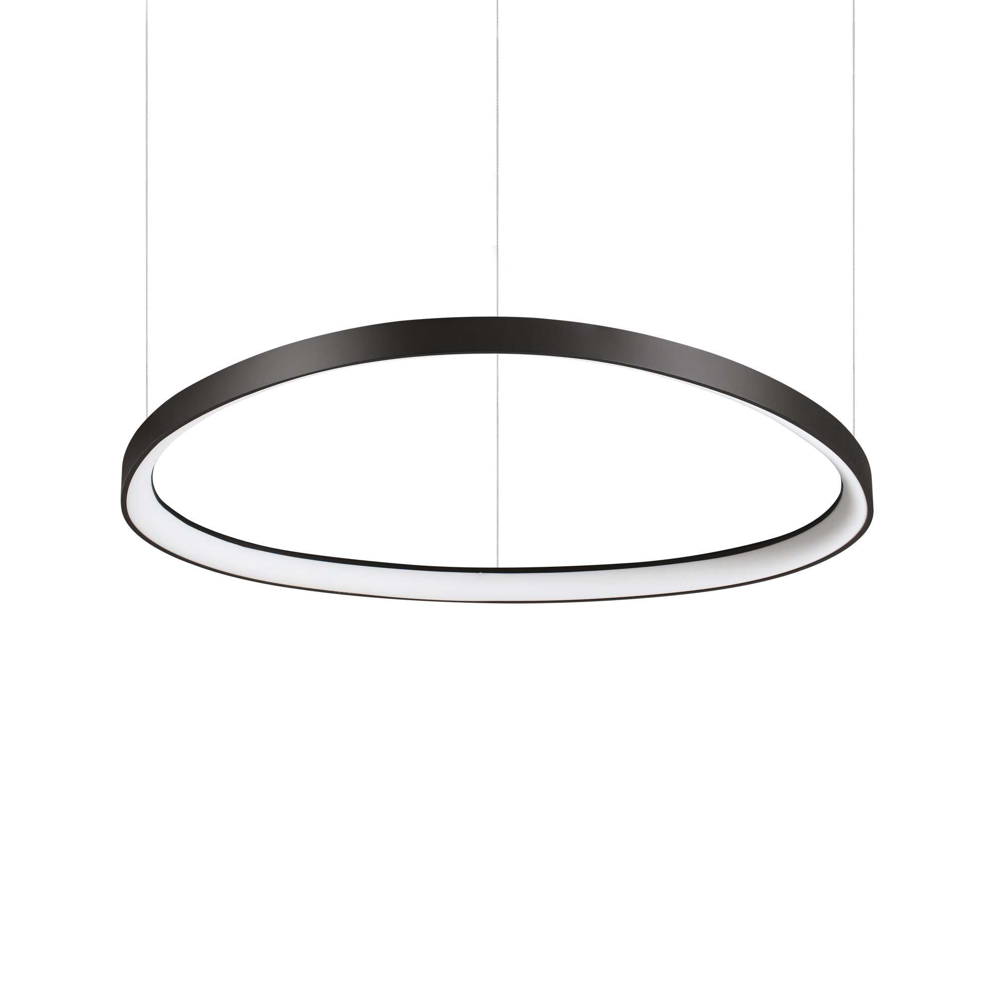 Gemini LED Ceiling Light Various Sizes - White/BlackBrass Finish - Cusack Lighting
