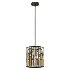 Gemma 3 Light Single Pendant Ceiling Light – Vintage Bronze Finish