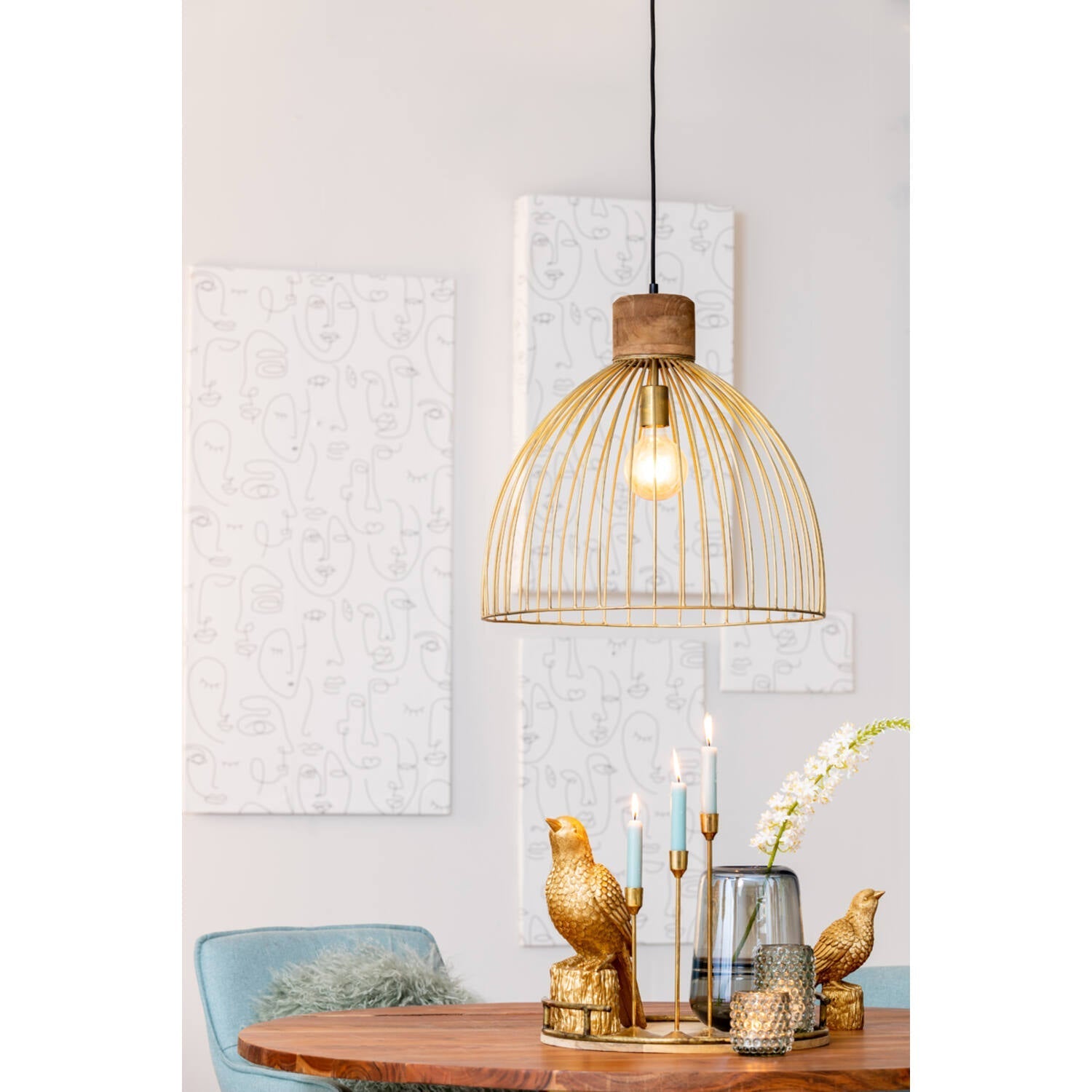 Giada Hanging Lamp - Antique Bronze Finish BLACK FRIDAY