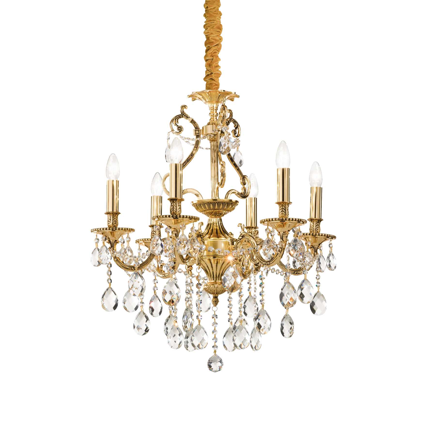 Gioconda Chandelier 6/8/12Lt - Silver/Gold Finish - Cusack Lighting