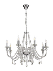 Gaston 4/6/8/12Lt Crystal Chandelier