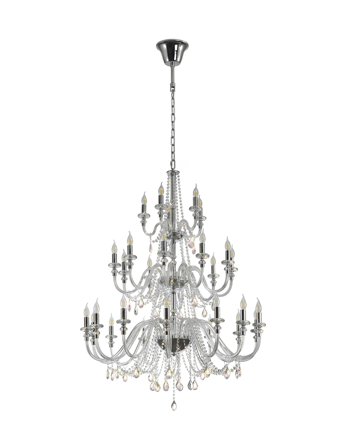 Gaston 29Lt Large Crystal Chandelier