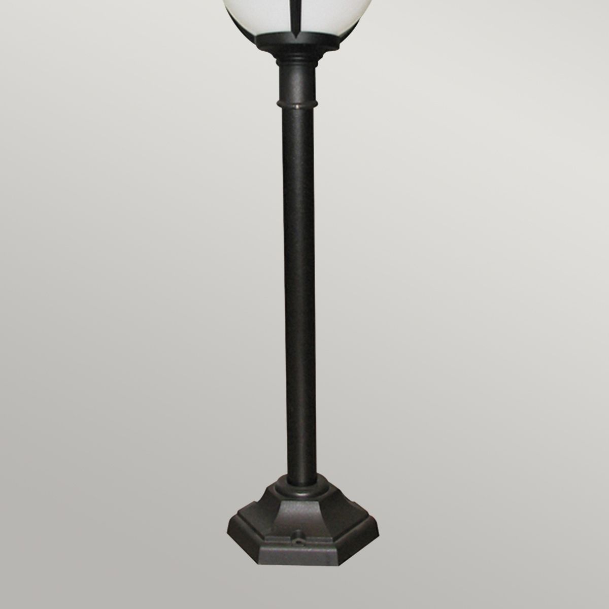 Glenbeigh 1 Light Medium/Large Pillar Lantern - Black IP44 E27