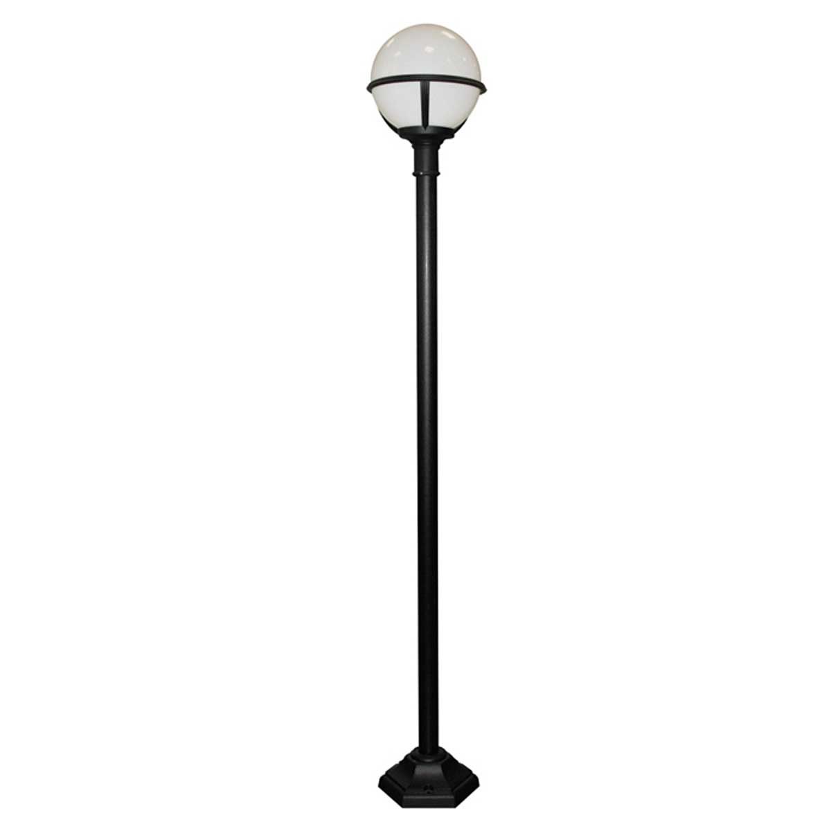 Glenbeigh 1 Light Medium/Large Pillar Lantern - Black IP44 E27