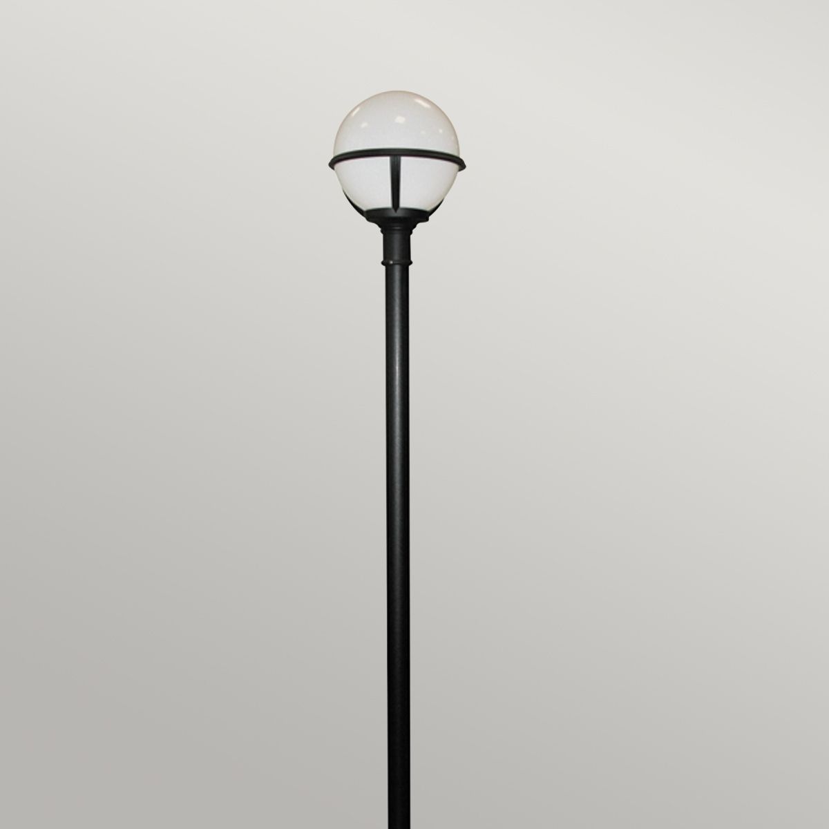 Glenbeigh 1 Light Medium/Large Pillar Lantern - Black IP44 E27