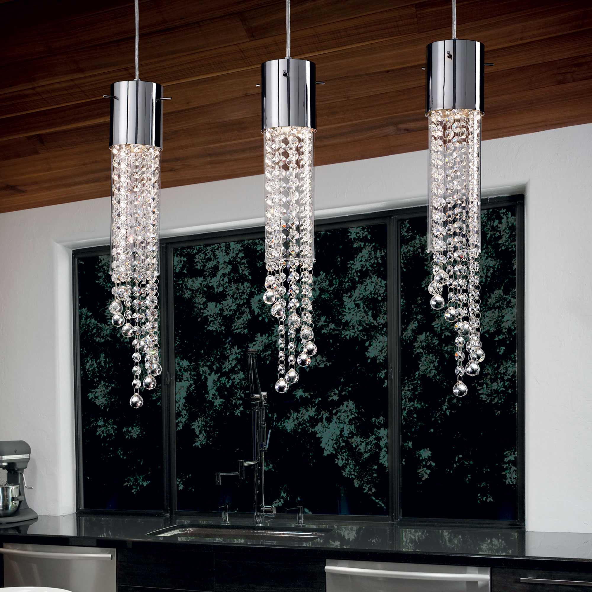 Gocce Pendant - Crystal Finish - Cusack Lighting