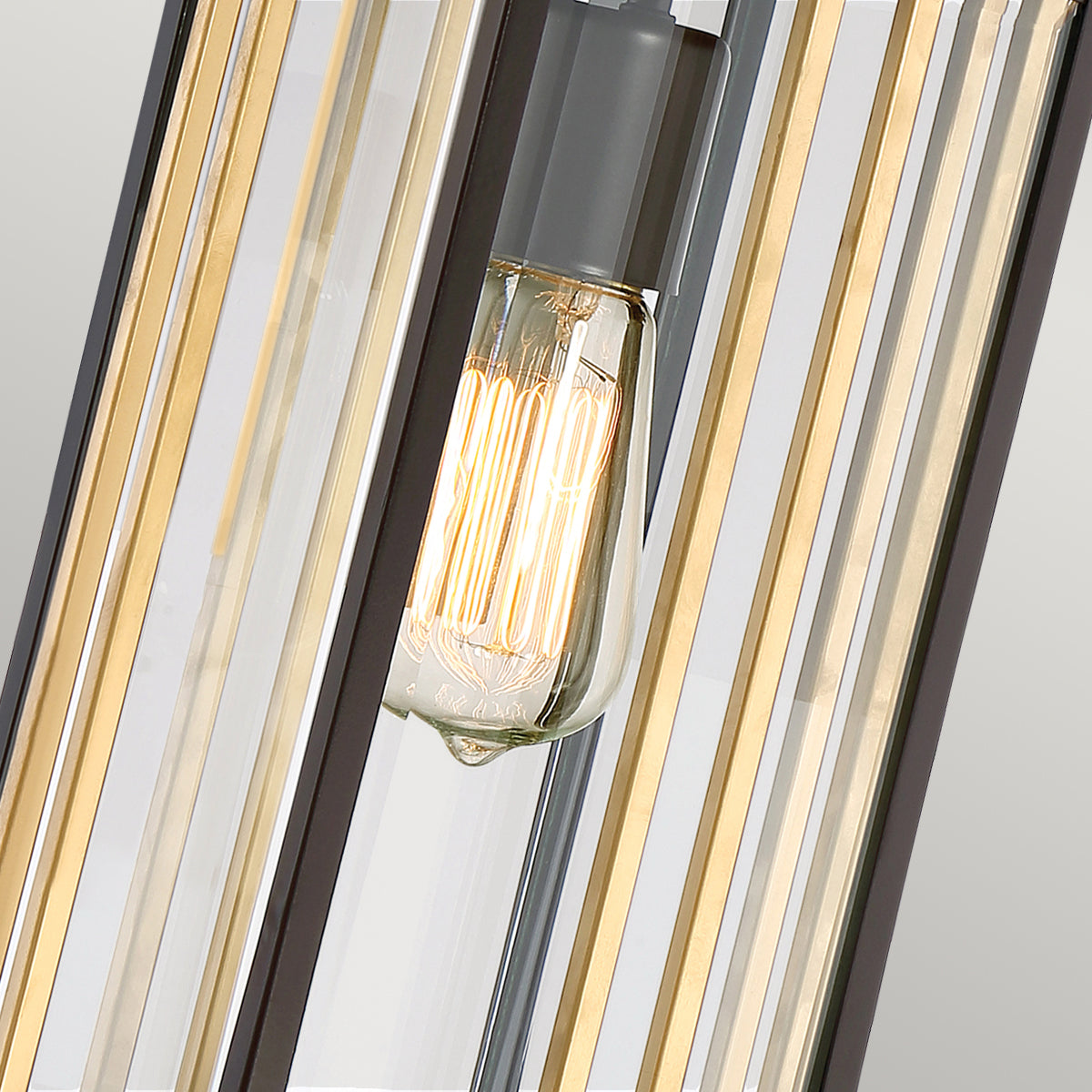 Goldenrod Medium Chain Lantern – Western Bronze Finish
