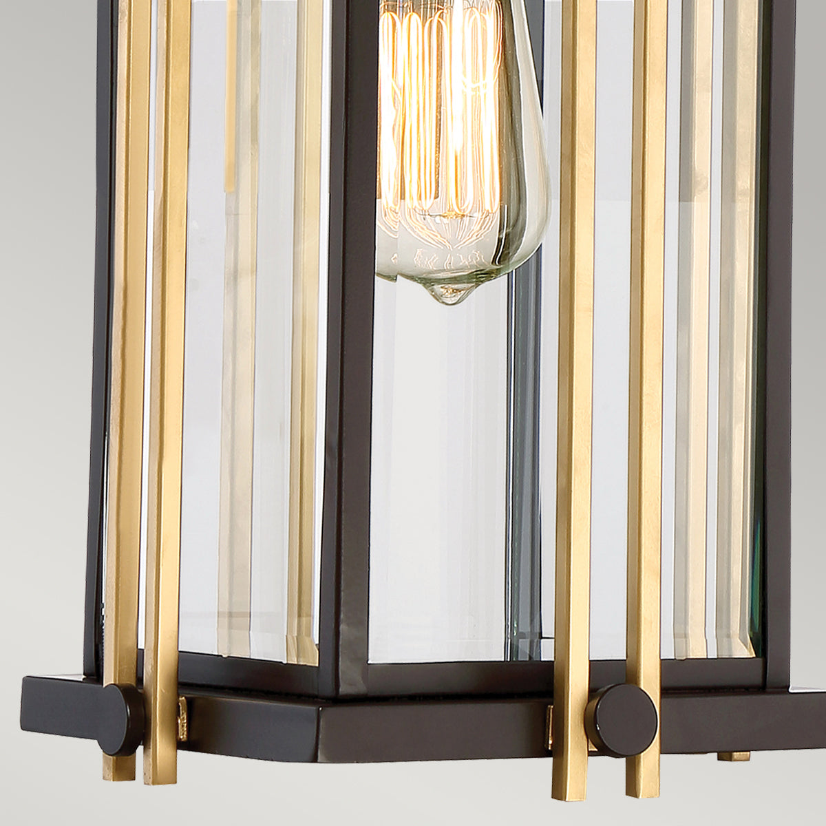 Goldenrod Medium Chain Lantern – Western Bronze Finish