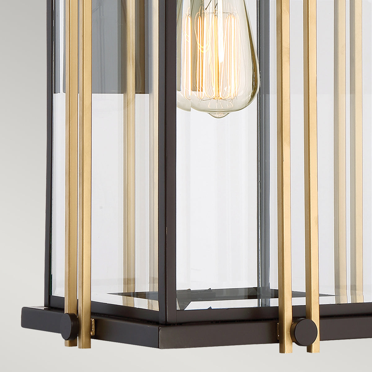 Goldenrod Large Wall Lantern - Western Bronze Finish