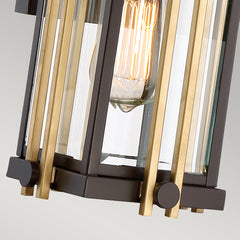 Goldenrod Small Wall Lantern - Western Bronze Finish