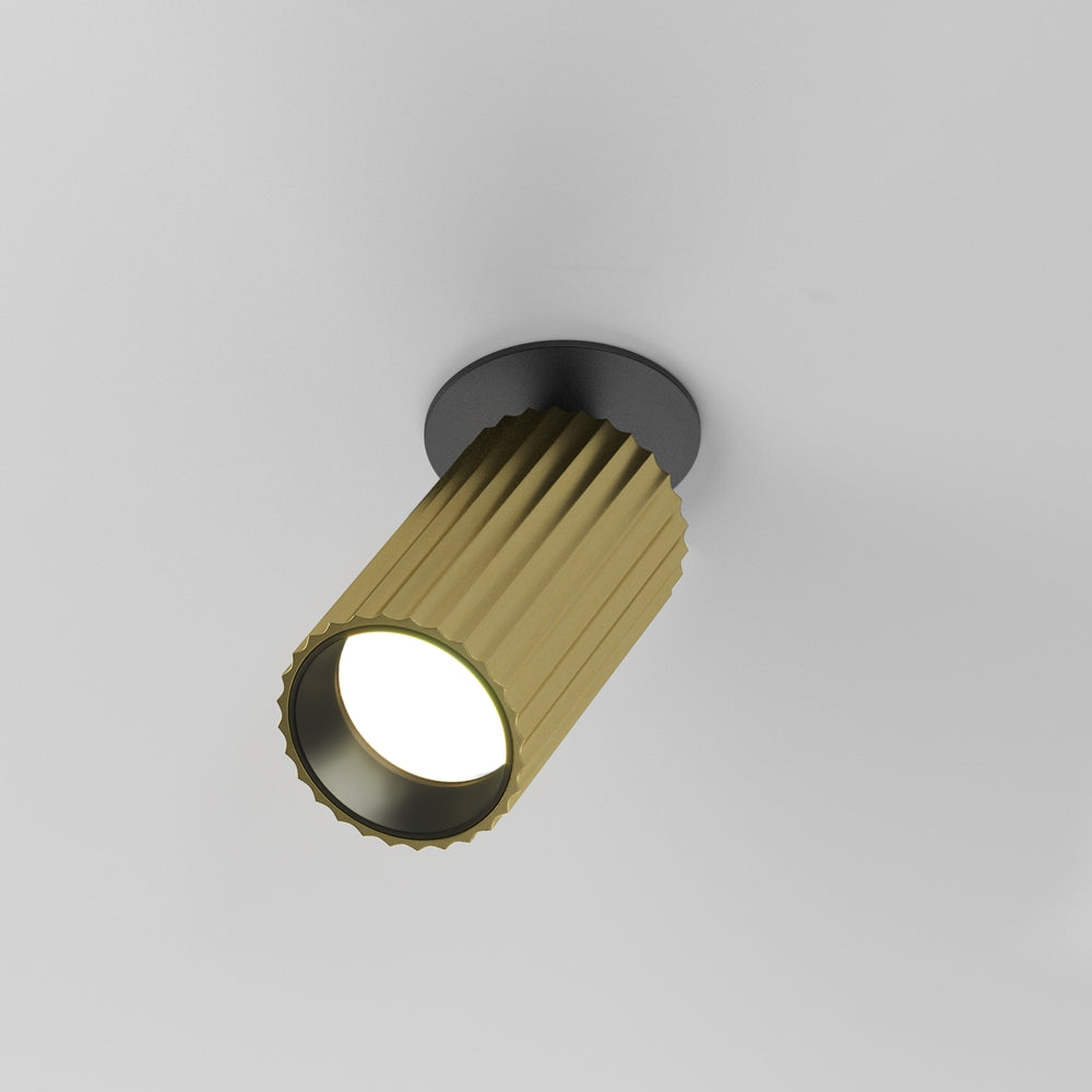 Calipso 10W Recessed Light- Brass/ Black/ White Finish