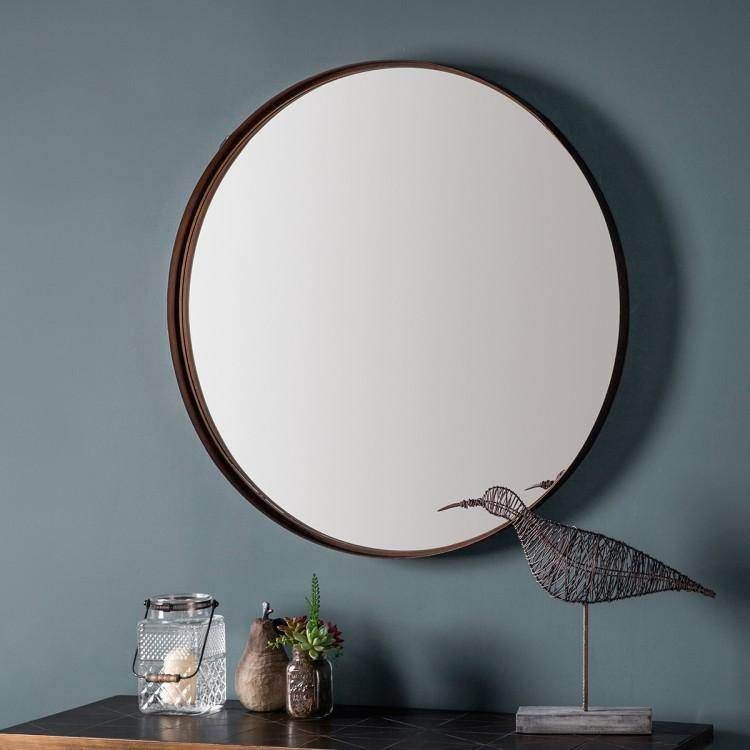 Greystoke Mirror W840 x D50 x H840mm - Cusack Lighting