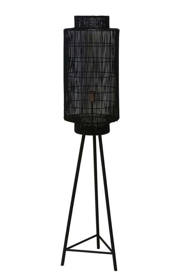 Gruaro Large  Floor Lamp Tripod - Matt Black & Antique Bronze Finish