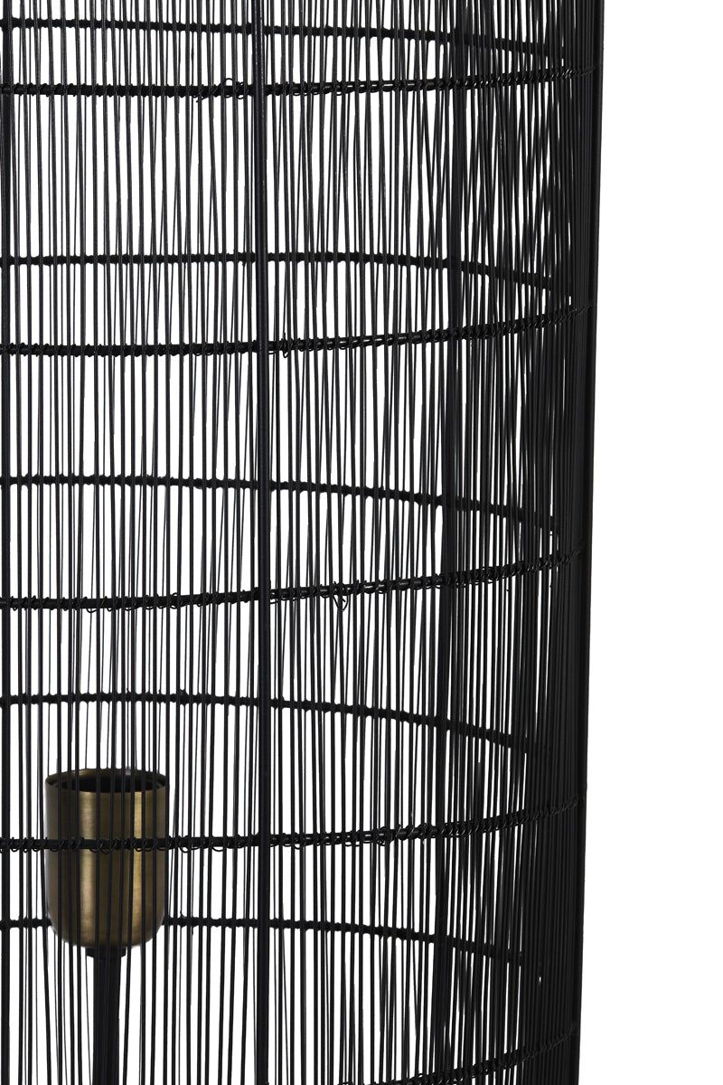 Gruaro Large  Floor Lamp Tripod - Matt Black & Antique Bronze Finish