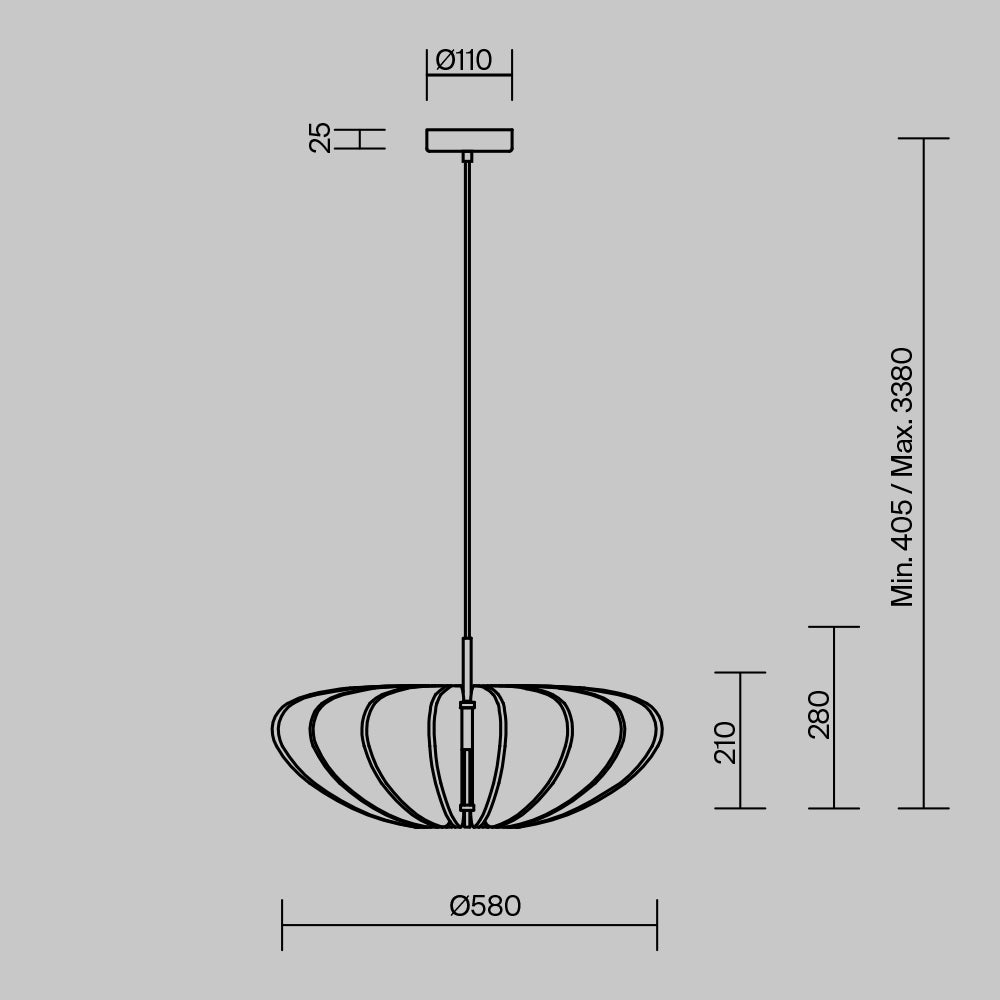 Cambio Acoustic Single Pendant - Various Styles