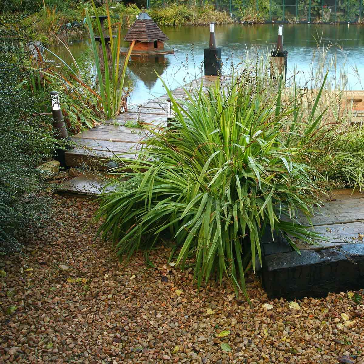 Beta Aluminium Ring/Plain Bollard - Aged Iron/Matt Silver Integrated LED IP54