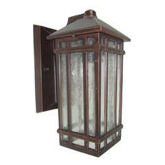 Chedworth Wall Lantern – Weathered Zinc Finish