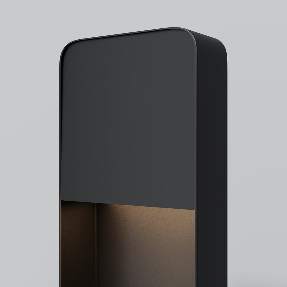 Porte Landscape LED Bollards lighting- Black/ Wood Finish