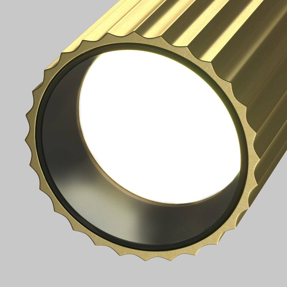 Calipso 10W Recessed Light- Brass/ Black/ White Finish