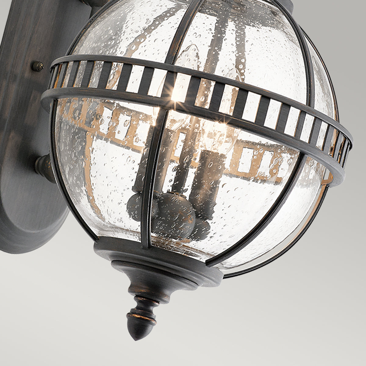 Halleron Small Wall Lantern - Londonderry Finish