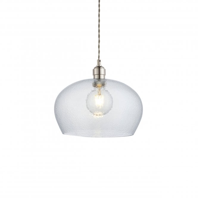 Vigo Pendant - Bright Nickel/Antique Brass, Various Sizes