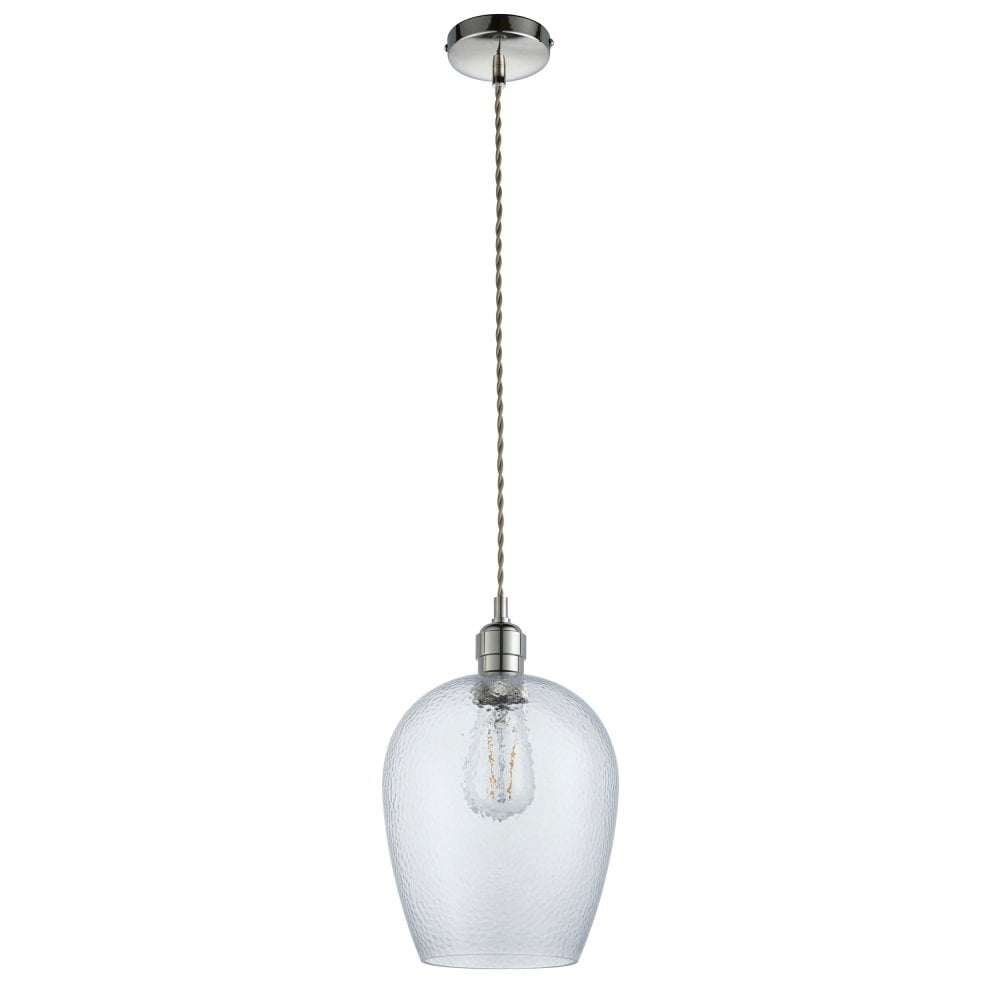 Vigo Pendant - Bright Nickel/Antique Brass, Various Sizes