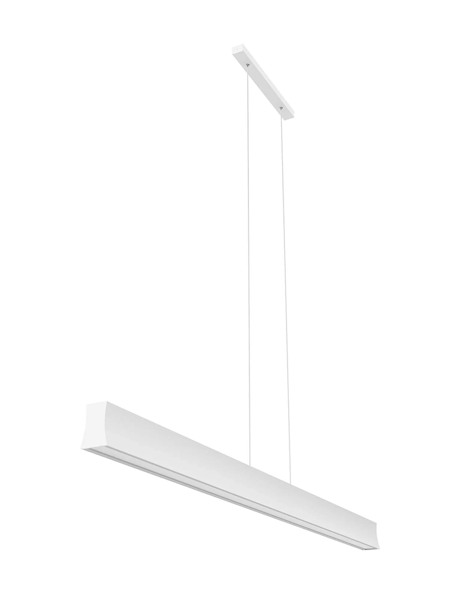 Hanok 3000/4000K LED Linear Pendant - Black/White