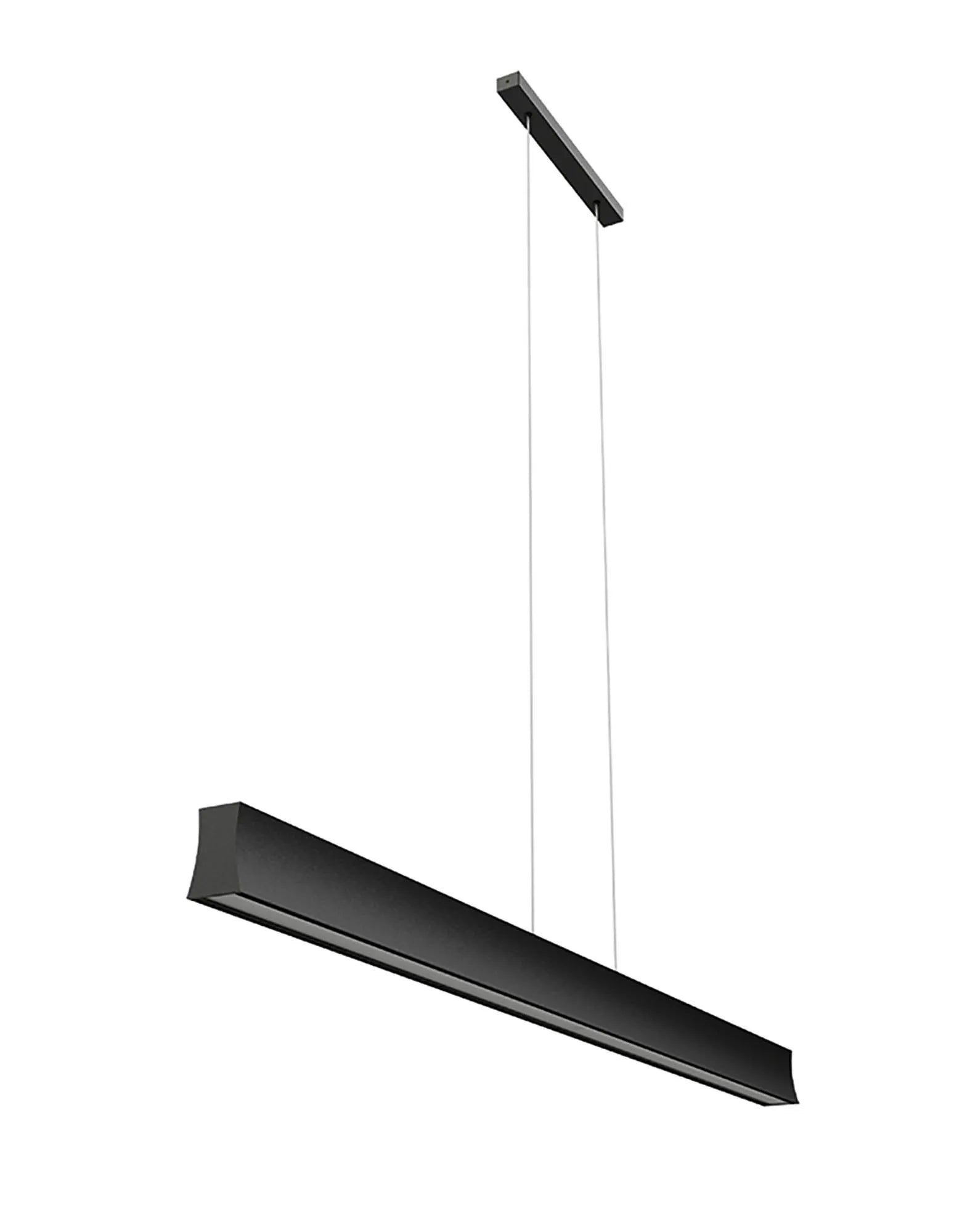 Hanok 3000/4000K LED Linear Pendant - Black/White