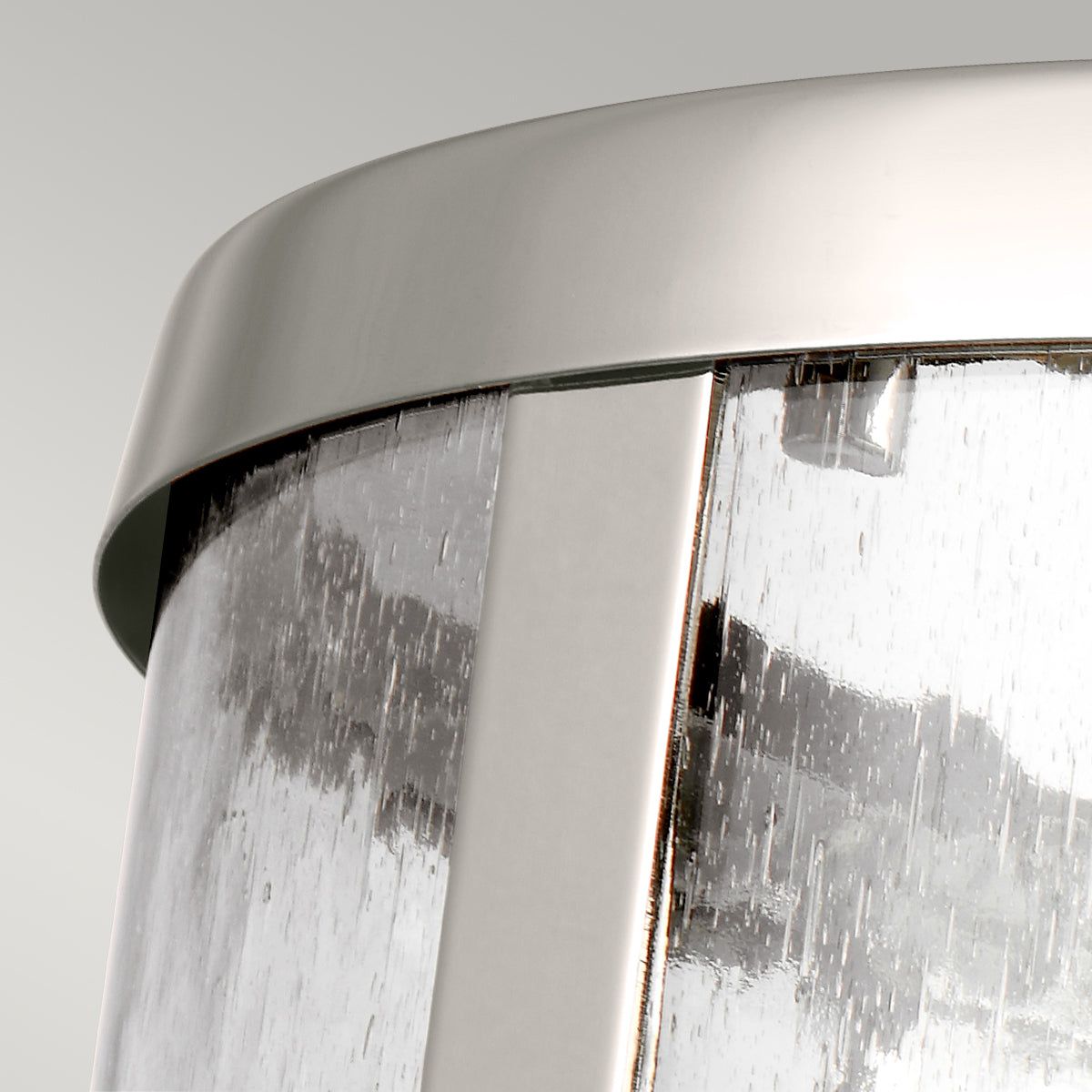 Harrow 1Lt Small Pendant Ceiling Light - Polished Nickel Finish