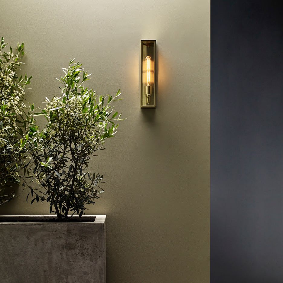 Harvard Wall Bronze/Natural Brass/Polished Stainless Steel/Textured Black