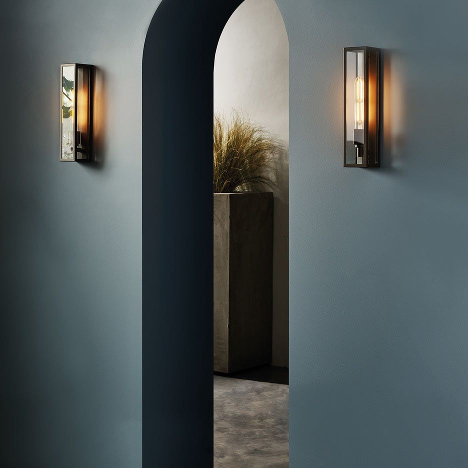 Harvard Wall Bronze/Natural Brass/Polished Stainless Steel/Textured Black